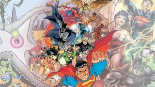 collage di immagini di Justice League