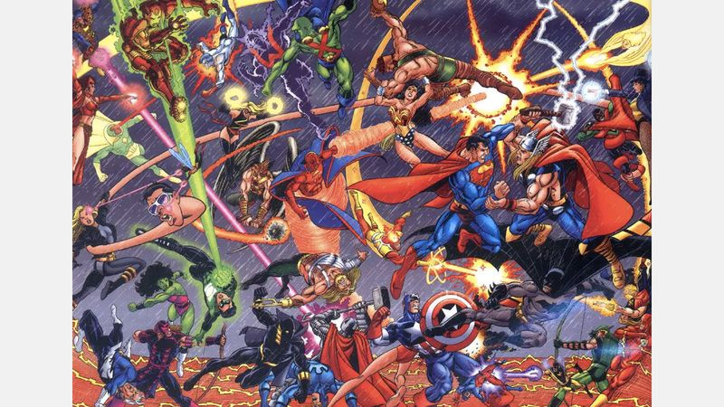 Pagina da Avengers vs. JLA