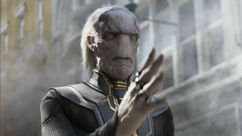 Immagine dal finale di Avengers: Infinity War