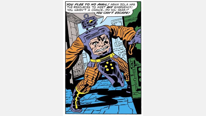 Jack Kirby ritar Arnim Zola
