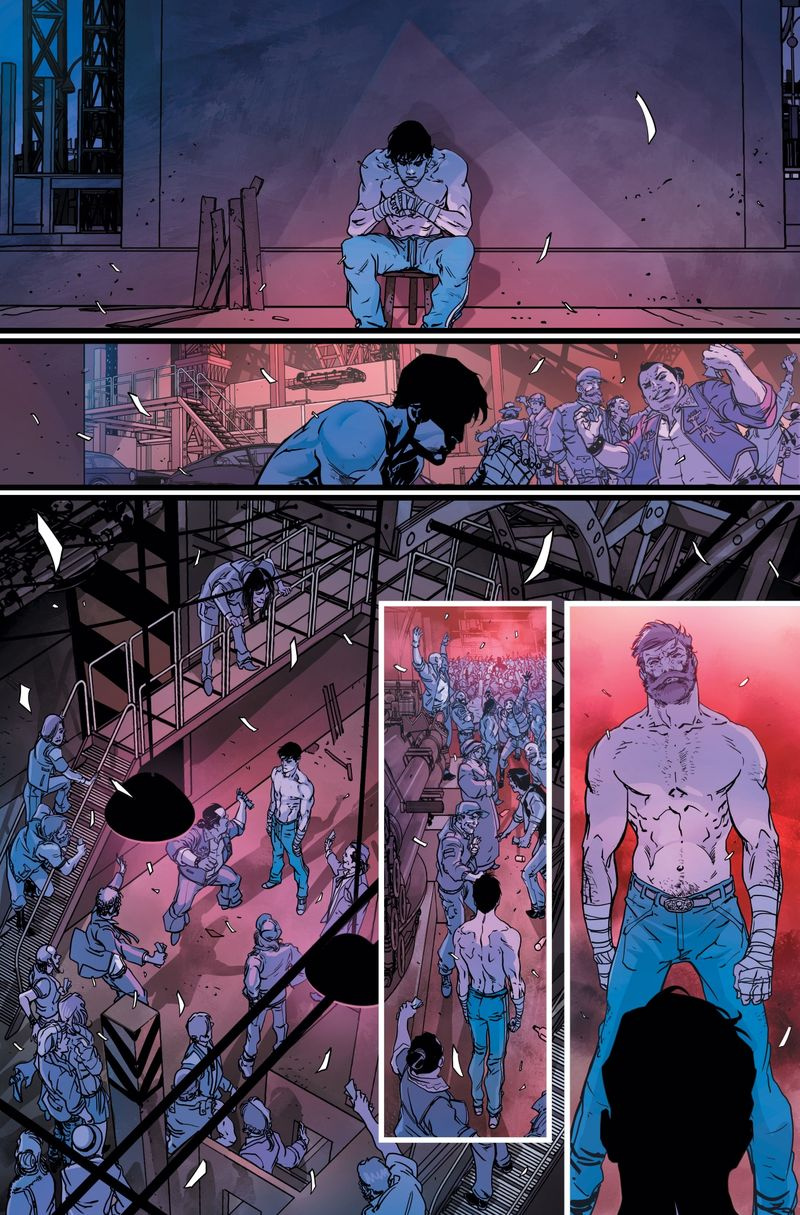 sivu Batman: The Knight #1:stä