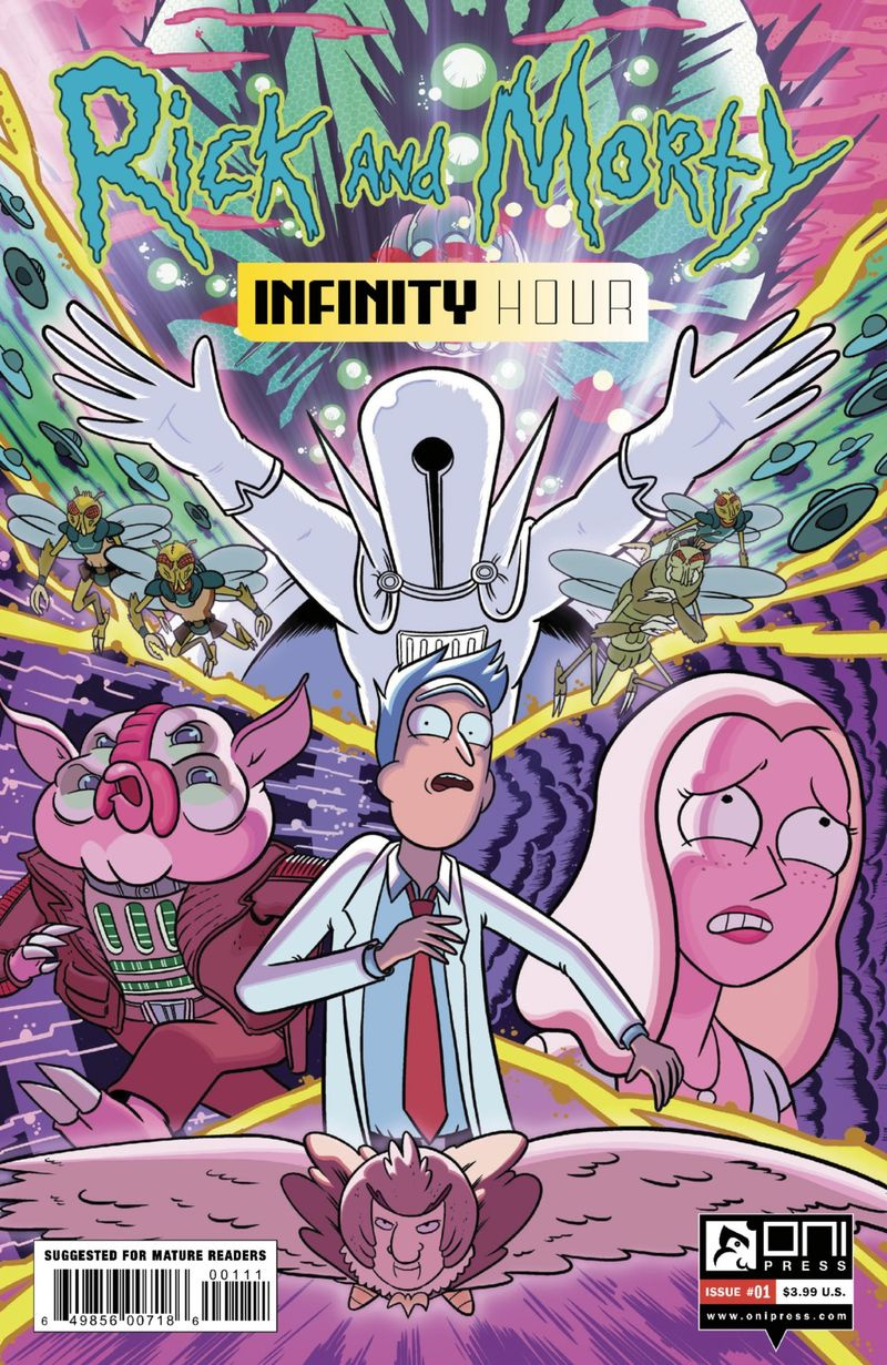Rick og Morty: Infinity Hour #1 cover