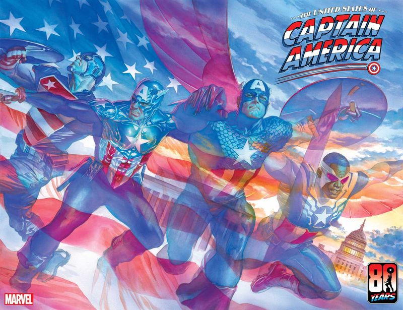 cover af The United States of Captain America #1 af Alex Ross
