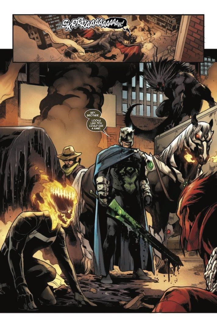 Pagina da Ghost Rider: King in Black #1