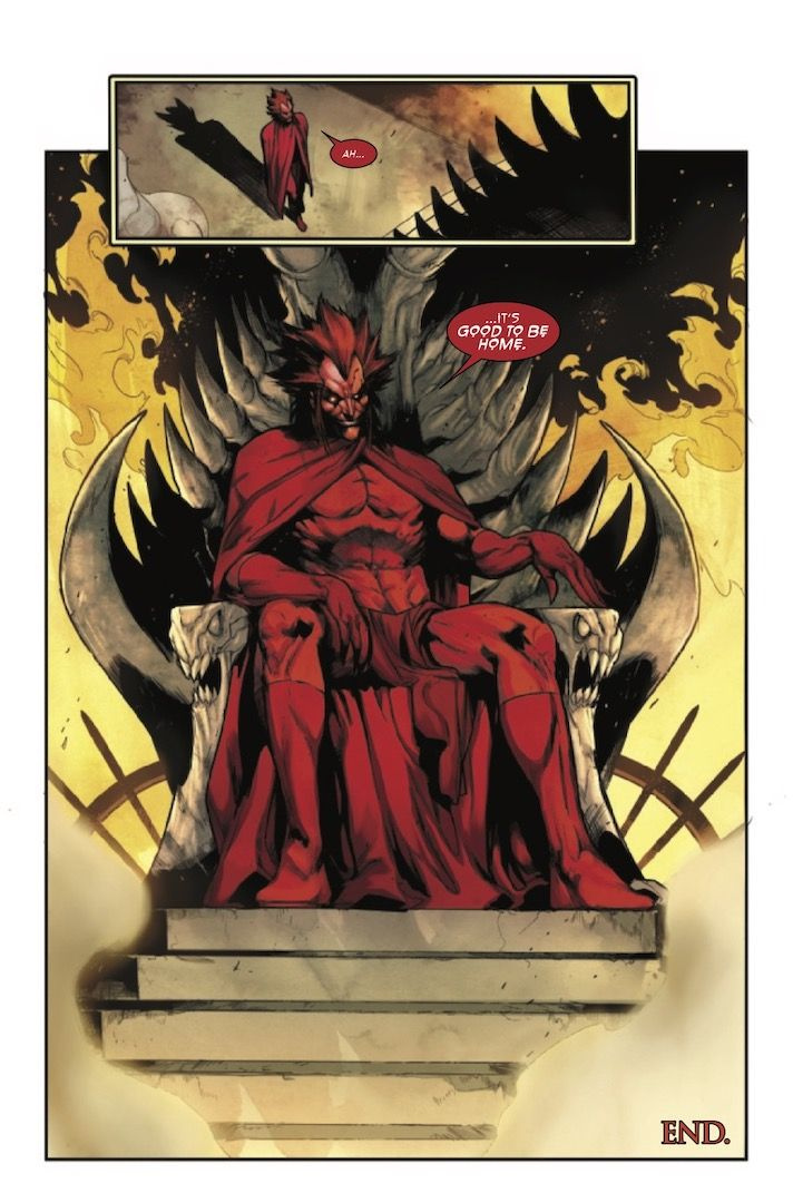 Pagina da Ghost Rider: King in Black #1