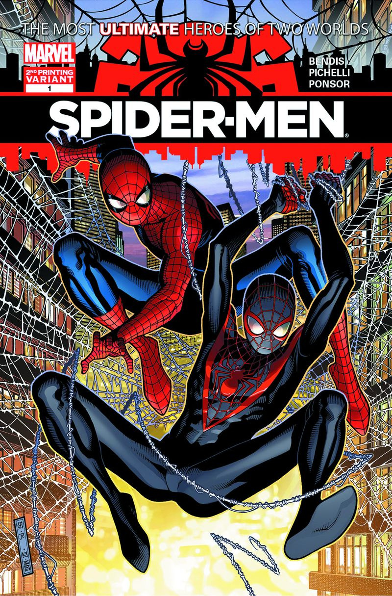Spider-Men #1 toinen painoversio