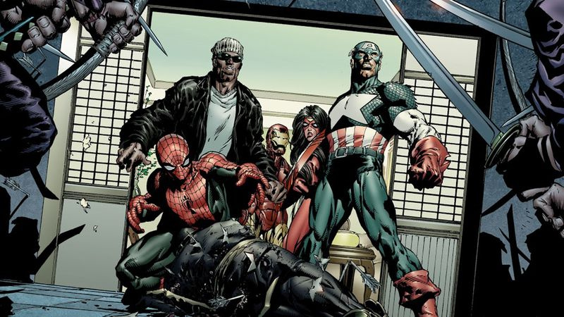 Nieuw Avengers #11-fragment