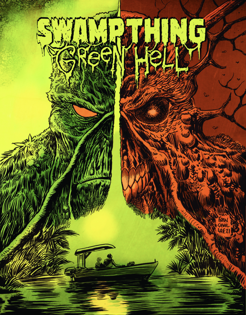 Swamp Thing: copertina della variante Green Hell #1