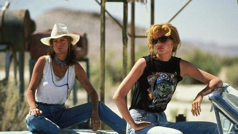 Geena Davis en Susan Sarandon in Thelma & Louise