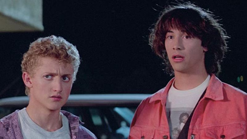Alex Winter en Keanu Reeves in Bill & Ted