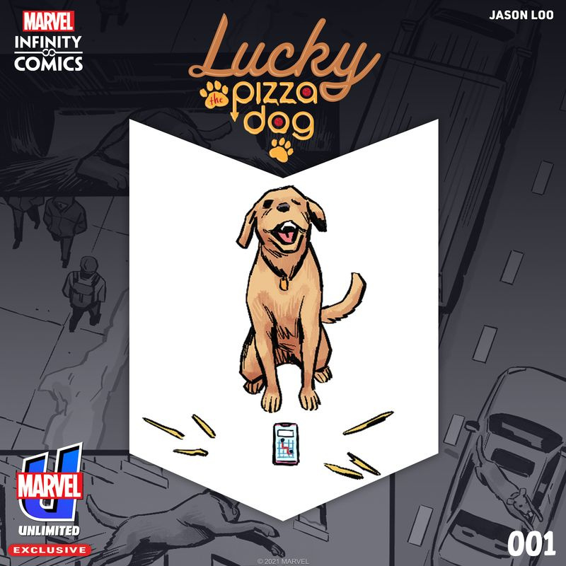 Lucky der Pizzahund