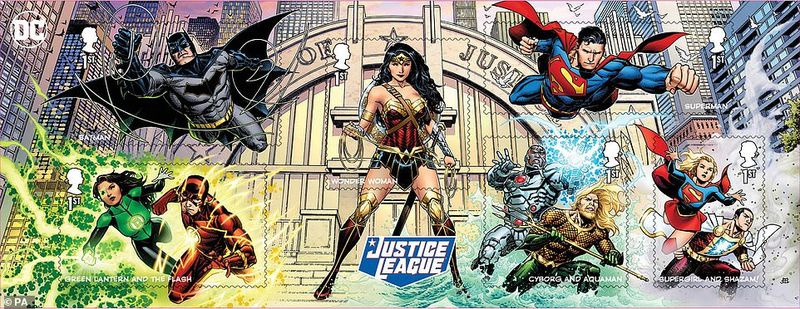 Justice League stempel