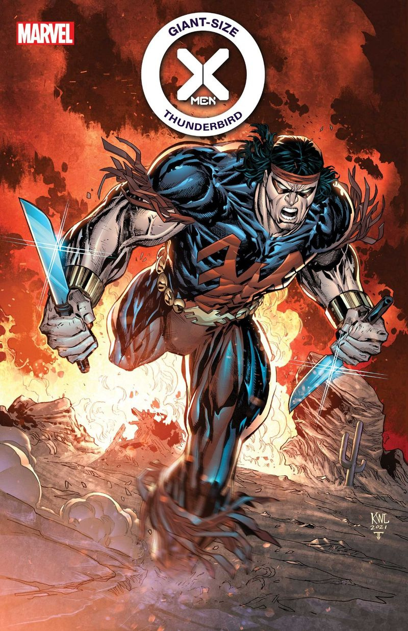 Giant-Size X-Men: Thunderbird #1 cover door Ken Lashley