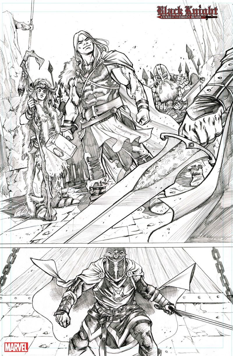 Black Knight: Curse of the Ebony Blade #2 og 3