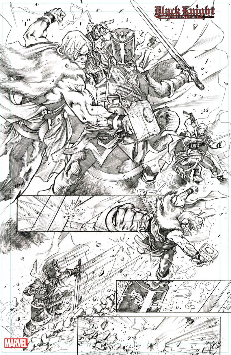 Black Knight: Curse of the Ebony Blade #2 og 3