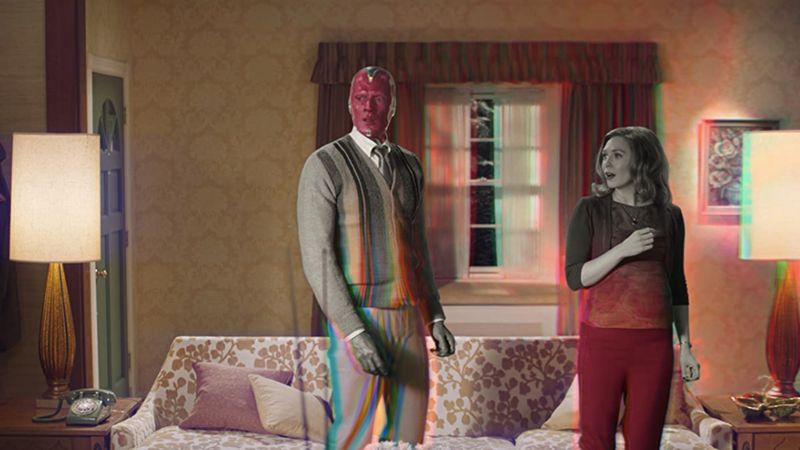 Paul Bettany og Elizabeth Olsen i WandaVision