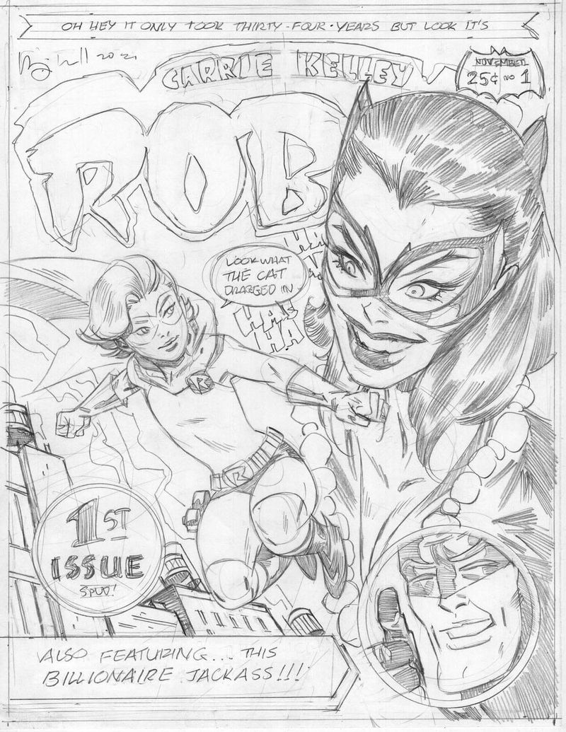 Dark Knight: Carrie Kelley project concept art