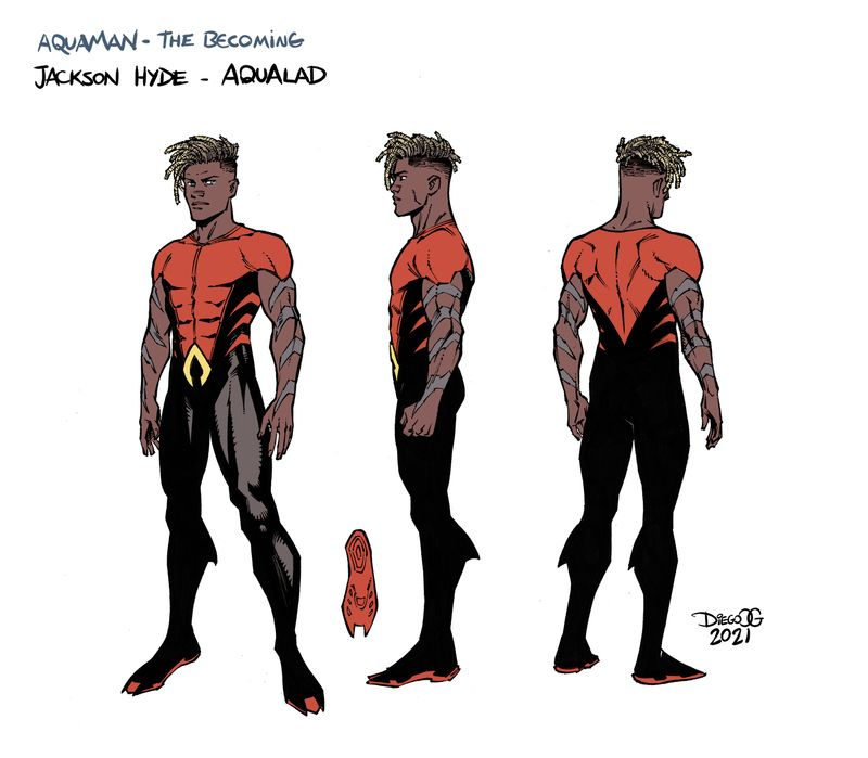 Aquaman: The Becoming #1 konseptitaide