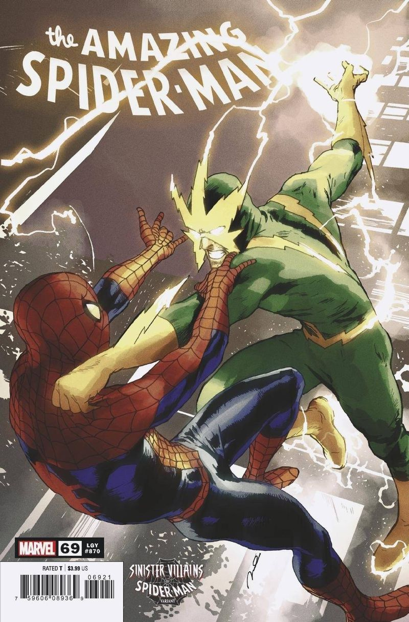 Mercoledì 23 giugno, copertina della variante Spider-Man Villains