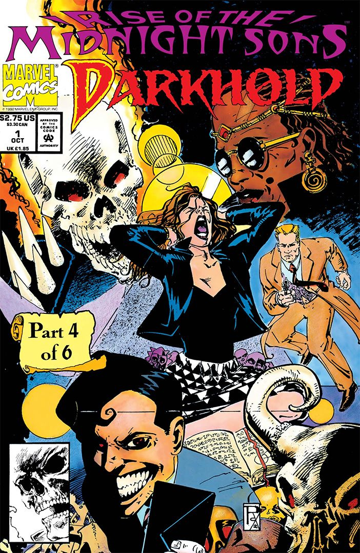 Copertina di Rise of the Midnight Sons: Darkhold #4