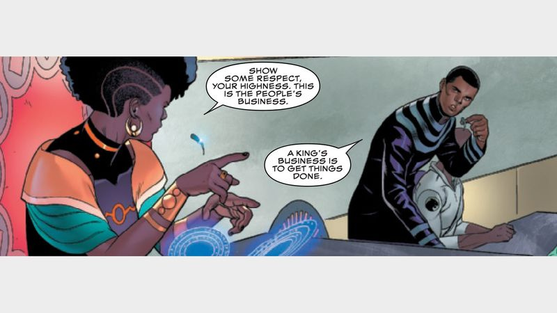 Black Panther #1 fragment