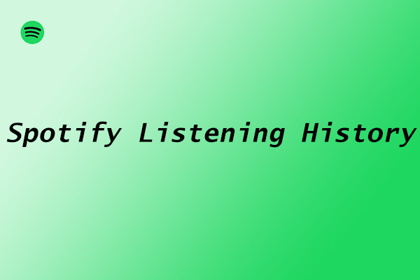 Spotify luistergeschiedenis