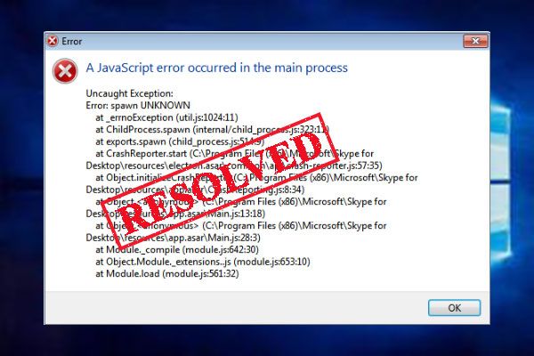 discord javascript-foutminiatuur