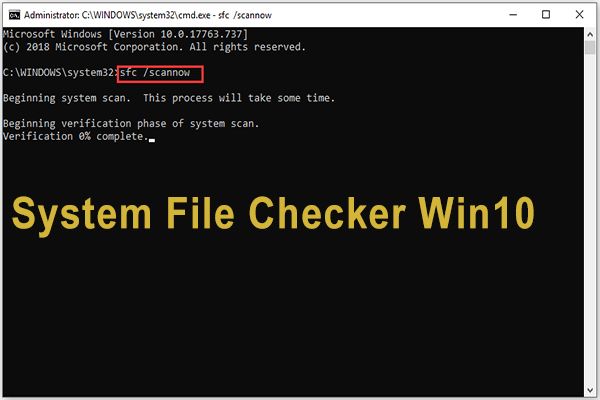Миниатюра за проверка на системни файлове на Windows 10