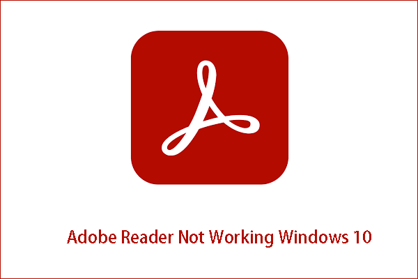 Adobe Reader virker ikke Windows 10