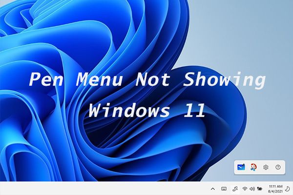 Pen-menuen vises ikke i Windows 11