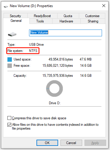   проверьте файловую систему USB-накопителя