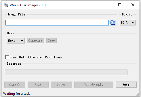 Win32 Disk Imager