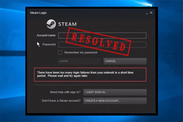 steam er zijn te veel mislukte aanmeldingen thumbnail