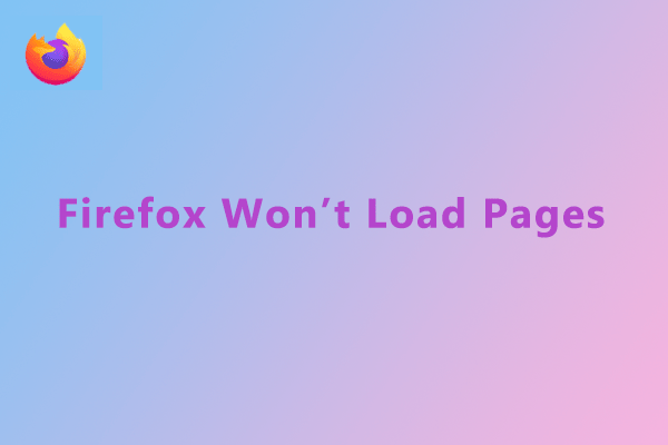 Firefox laadt geen paginaminiatuur
