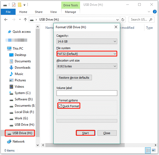 formatteer een SD-kaart voor Android op pc via Verkenner