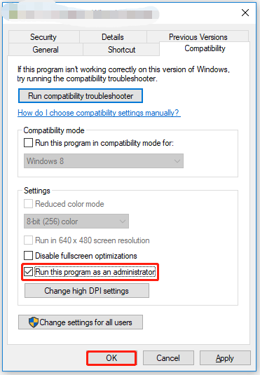 køre Adobe som administrator
