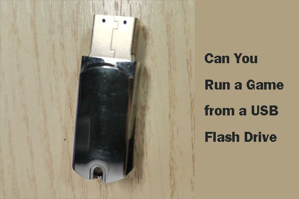 voer het spel uit vanaf een USB-flashstationminiatuur