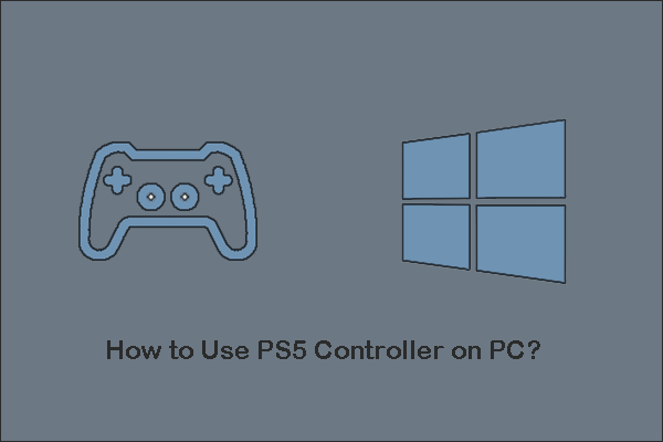 ps5-controller op pc-miniatuur