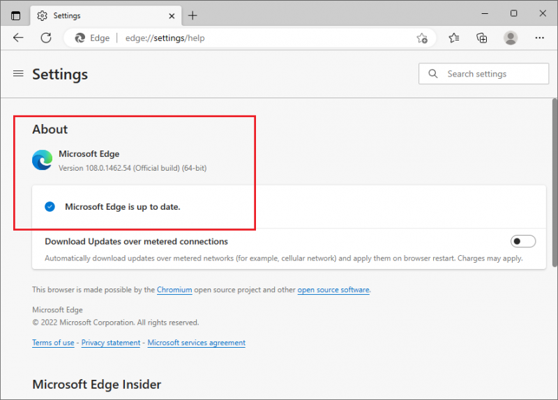 controleer op updates