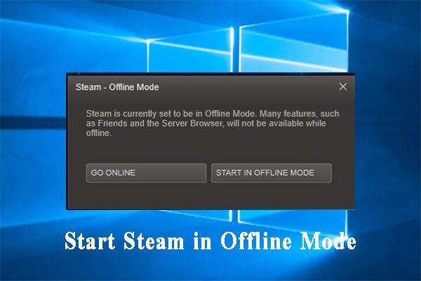 hoe stoom te starten in de offline modus thumbnail