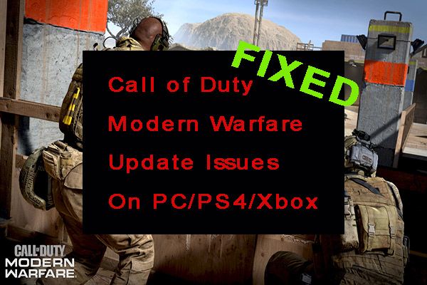 call of duty modern warfare update problemen thumbnail