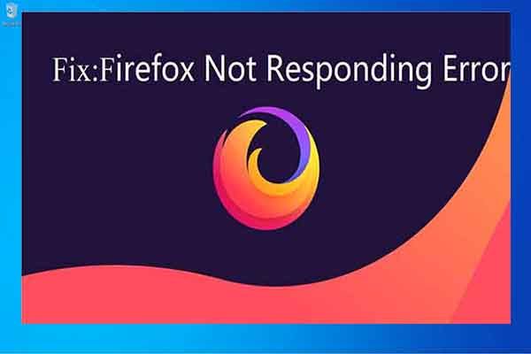 firefox reageert niet miniatuur
