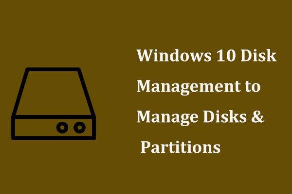 Miniatura de administración de disco de Windows 10