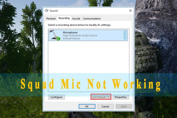 squad-microfoon werkt niet thumbnail