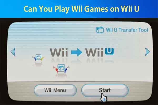 kun je Wii-spellen spelen op Wii U-miniatuur