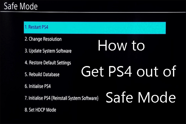 hoe ps4 uit de veilige modus te halen thumbnail