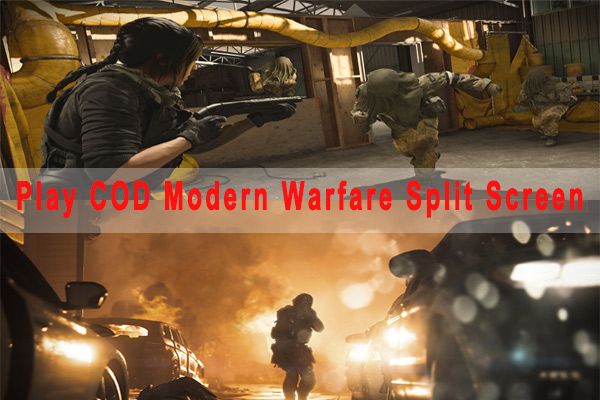 Call of Duty Modern Warfare delt skærm