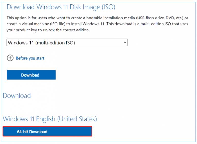   Windows 11 ISO'yu indirin