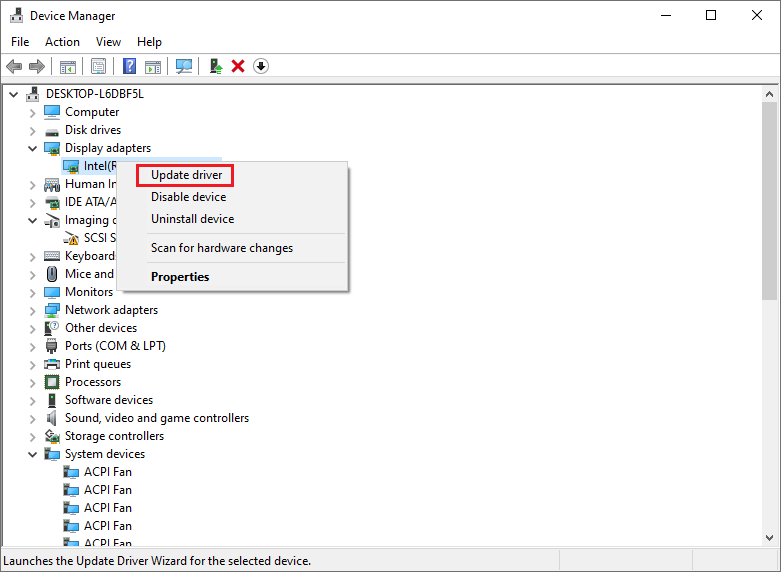   update je grafische driver