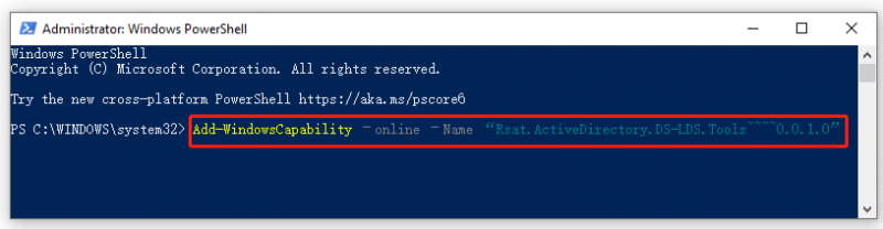 PowerShell installeert de Active Directory-module
